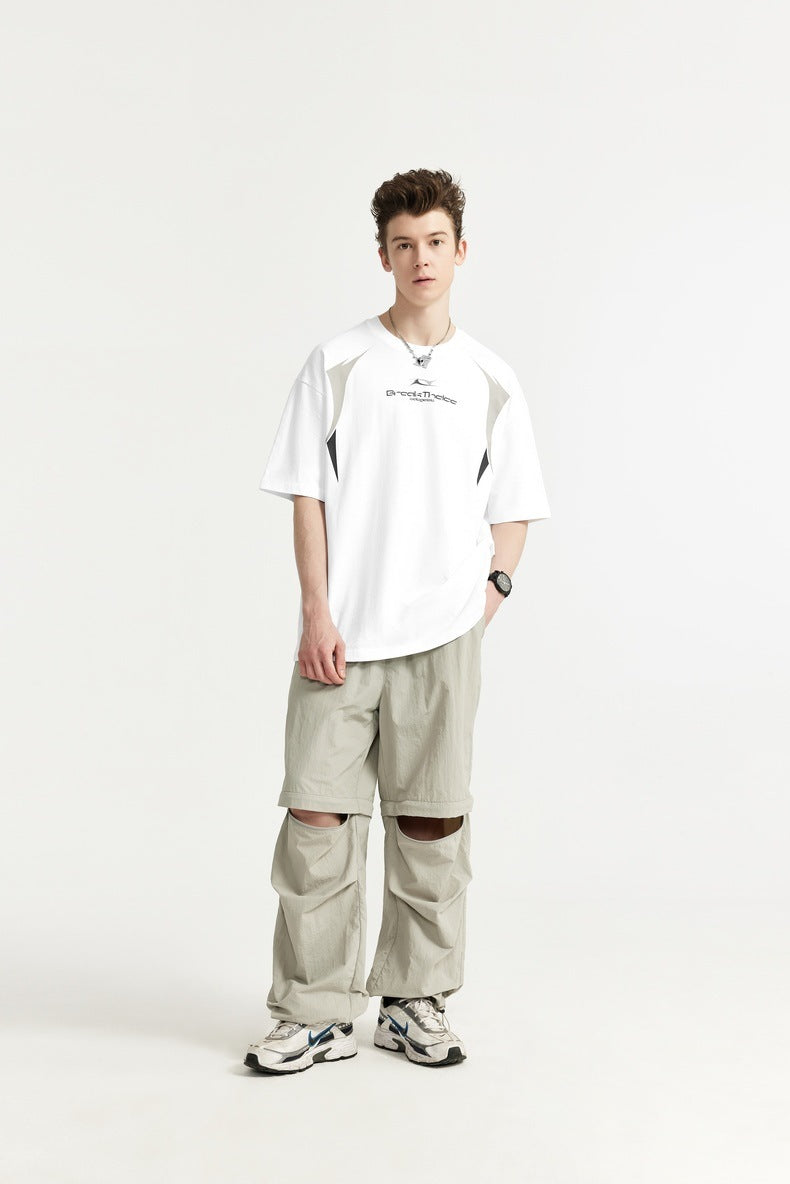 Printed T-shirt Simple Fashion Short Sleeve Men