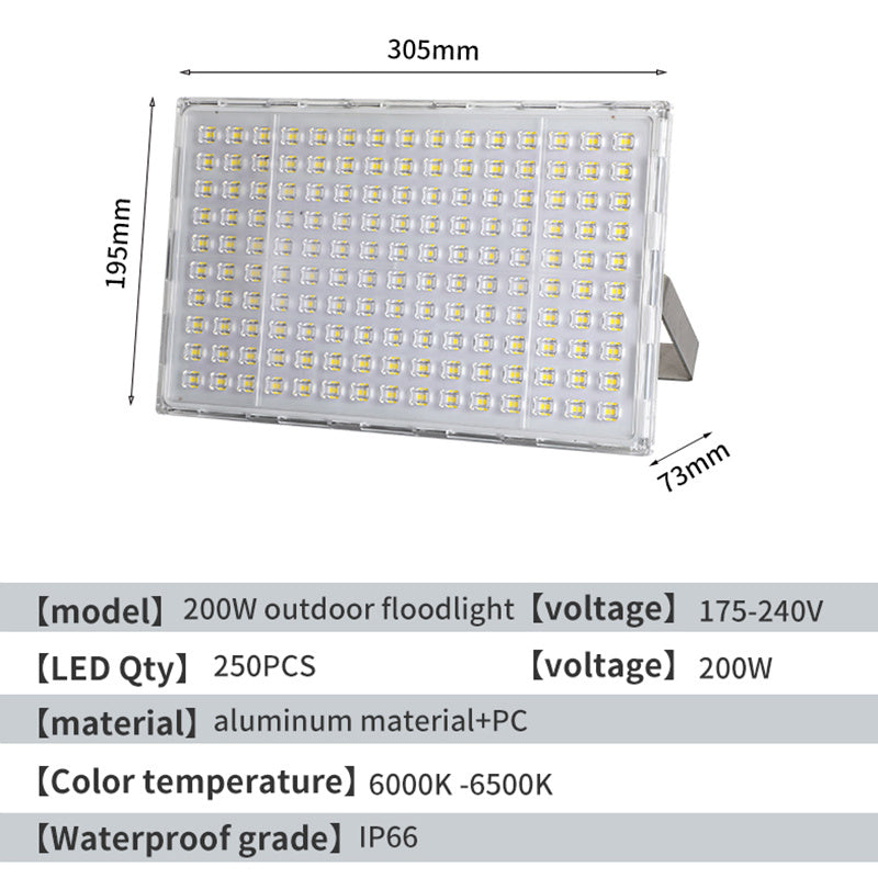 LED Floodlights, Outdoor Waterproof Industrial Workshops, Factory Buildings, Outdoor Lighting, Courtyards, Exploratory Streetlights, Ultra Bright And Strong Light