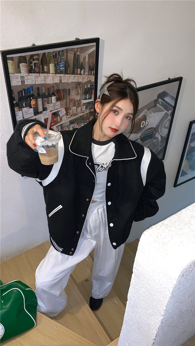 Design Sense Loose Couple Baseball Uniform