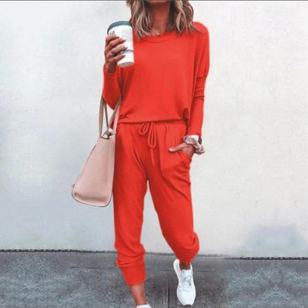 Two-piece Long Sleeved Harem Pants