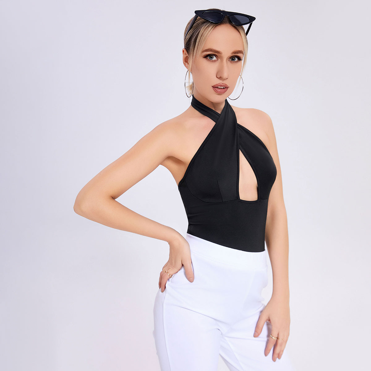 Sexy Connective Clothing Women's Foreign Trade Sleeveless Suspender Vest