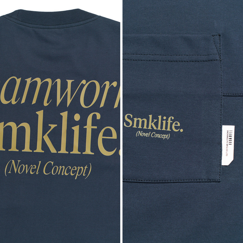 English Printed Men's Short-sleeved T-shirt