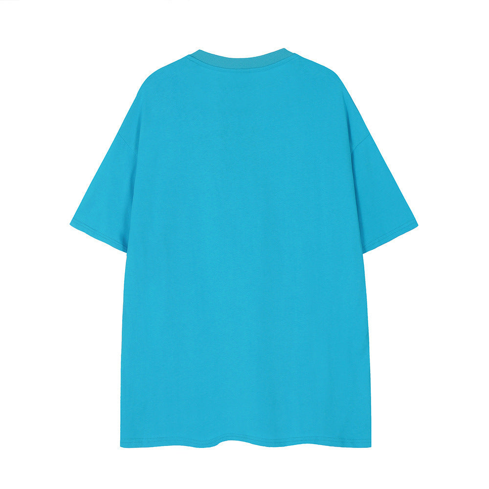 Abstract Animal Print Short-sleeved T-shirt For Men