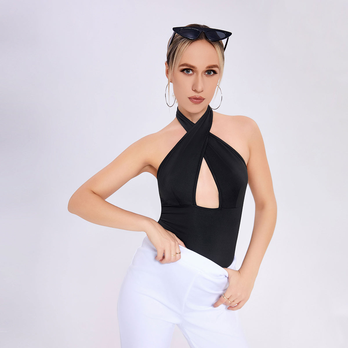 Sexy Connective Clothing Women's Foreign Trade Sleeveless Suspender Vest