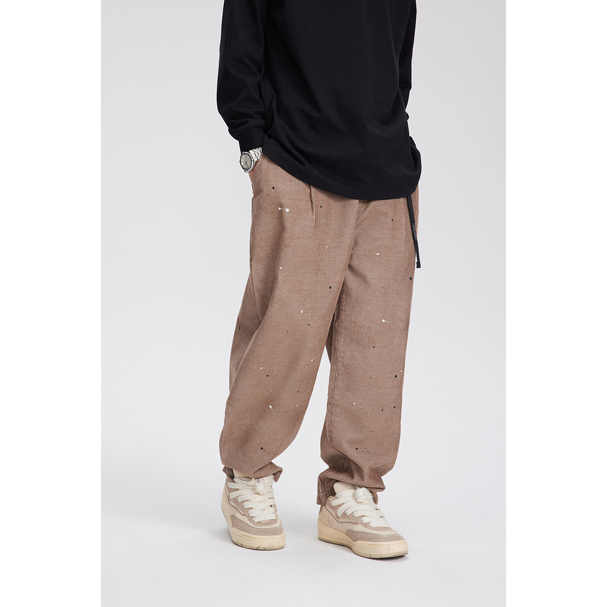 Loose Straight Cargo Pants Men's Casual Pants