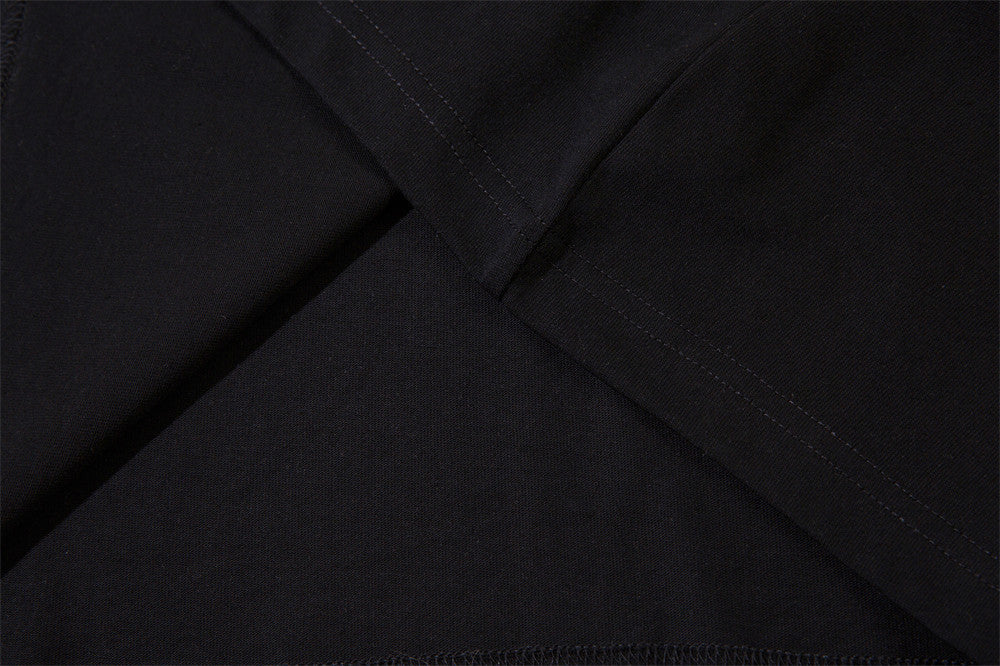 Mask Printed Short-sleeved T-shirt For Men