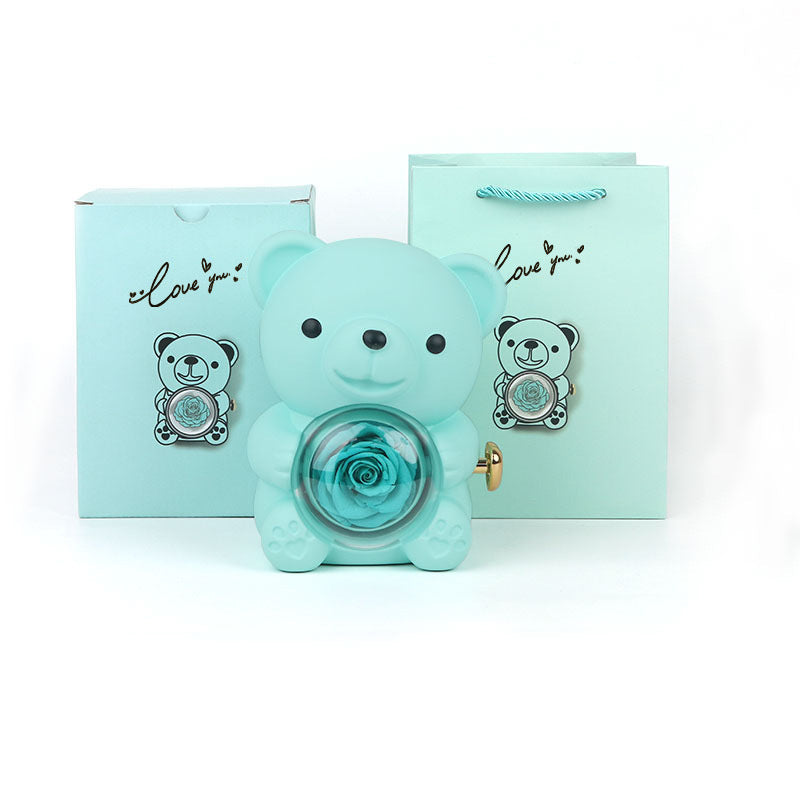 Eternal Rose Teddy Bear