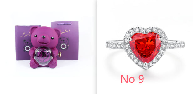 Eternal Rose Teddy Bear