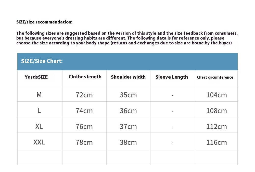 Punk Fashion Personalized Printing Casual Vest Men