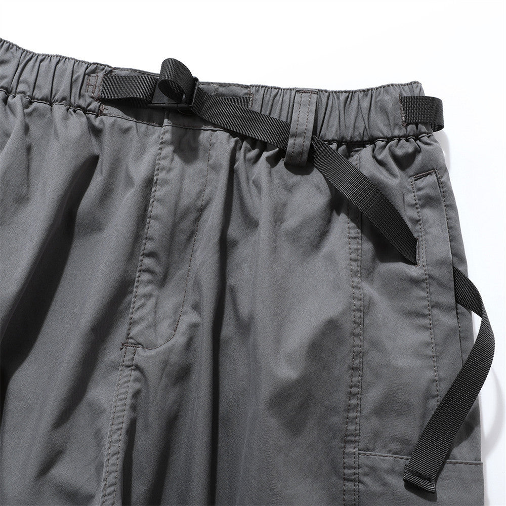 Men's Loose Multi-pocket Overalls With Belt