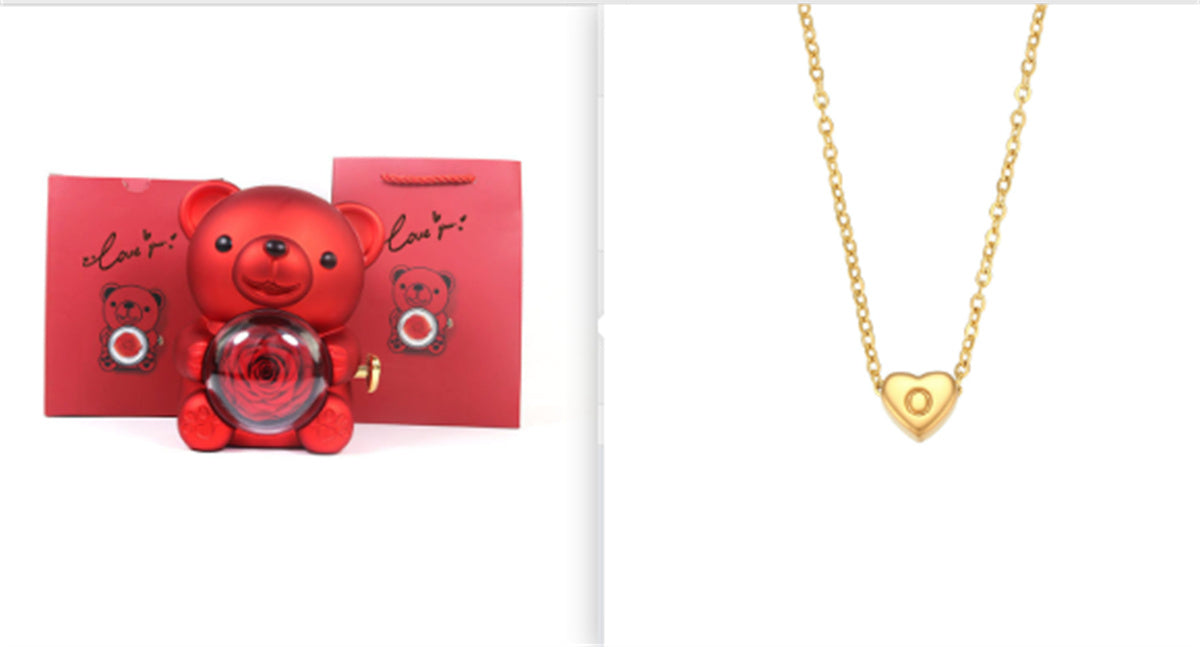 Eternal Rose Teddy Bear