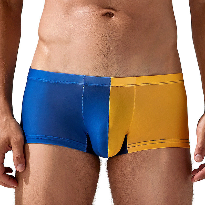 Men's Briefs Ice Silk Ultra-thin Printed