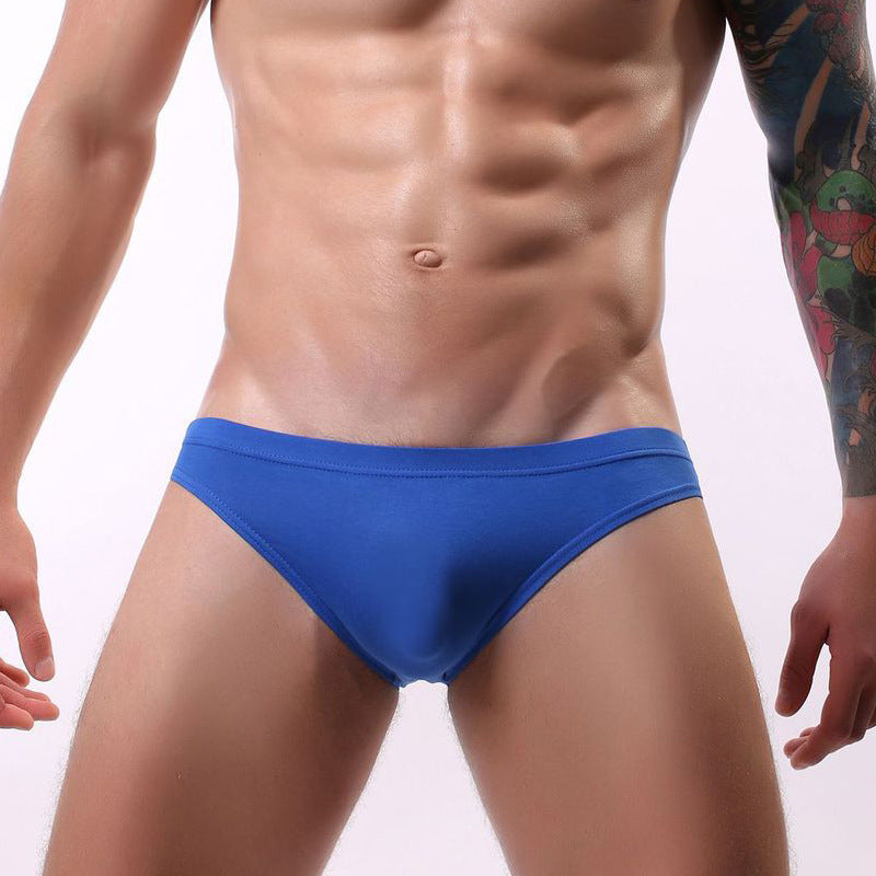 Men's Underwear Ice Silk U Convex Membrane Design Briefs